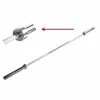 Musclemania-fitness EQUIPMENT STRENGTH 15kg Morgan Women's Olympic Chrome Barbell - 550KG Max Capacity