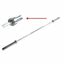 Musclemania-fitness EQUIPMENT STRENGTH 15kg Morgan Women's Olympic Chrome Barbell - 550KG Max Capacity
