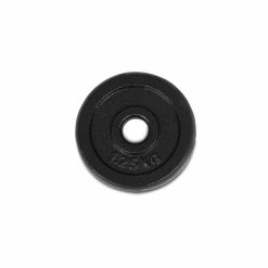 Musclemania-fitness Black Cast Iron Weight Plates (for 25MM Bars), Sold In Pairs, $4/kg Starting From: EQUIPMENT STRENGTH