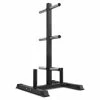 Musclemania-fitness Weight Plates Olympic Weight Tree With Two Bar Holders