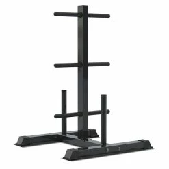 Musclemania-fitness STANDARD WEIGHT TREE With 2 Bar Holders Weight Plates