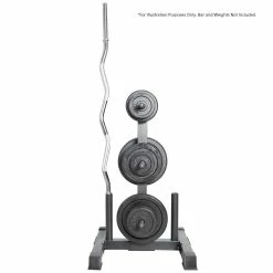 Musclemania-fitness STANDARD WEIGHT TREE With 2 Bar Holders Weight Plates