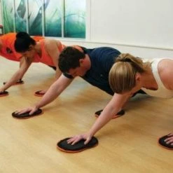 Musclemania-fitness Fitness Glider, Gym Slider Set, Pair With Carry Bag - Complete Body Workout! EQUIPMENT STRENGTH