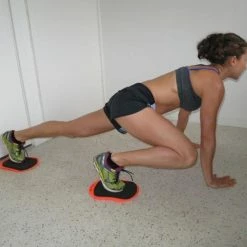 Musclemania-fitness Fitness Glider, Gym Slider Set, Pair With Carry Bag - Complete Body Workout! EQUIPMENT STRENGTH